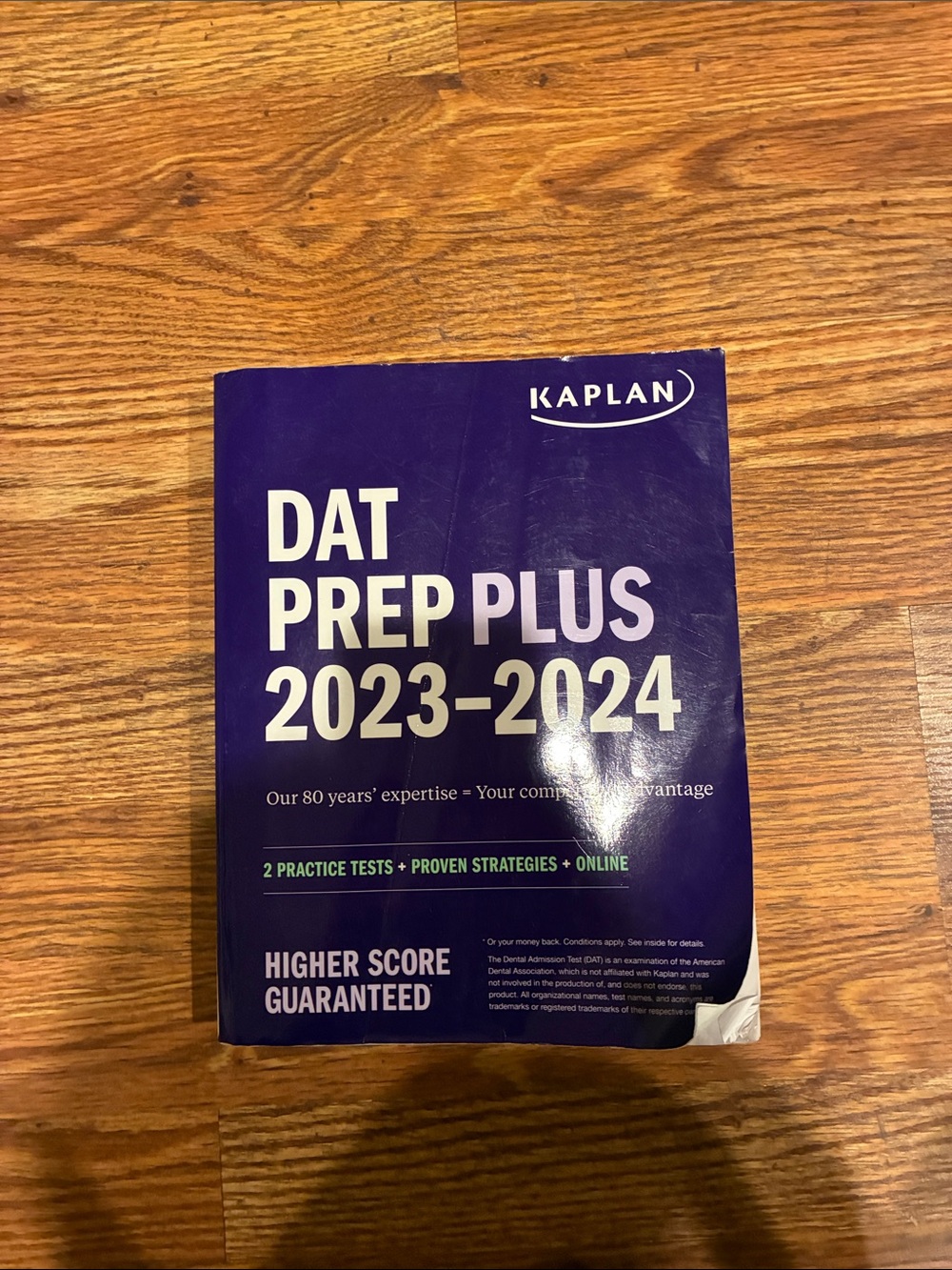 Kaplan DAT Prep Plus 2023-2024 and DAT prep plus books